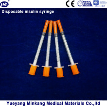 Seringas descartáveis ​​da insulina das seringas 0.3cc da insulina das seringas 0.5cc da insulina (ENK-YDS-031)